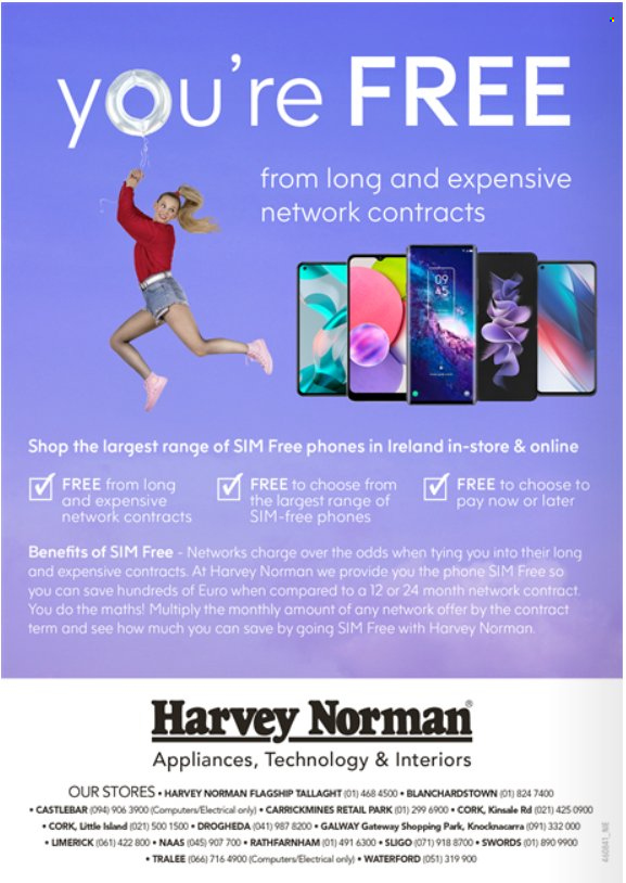Harvey Norman offer - 6.5.2022 - 31.5.2022.