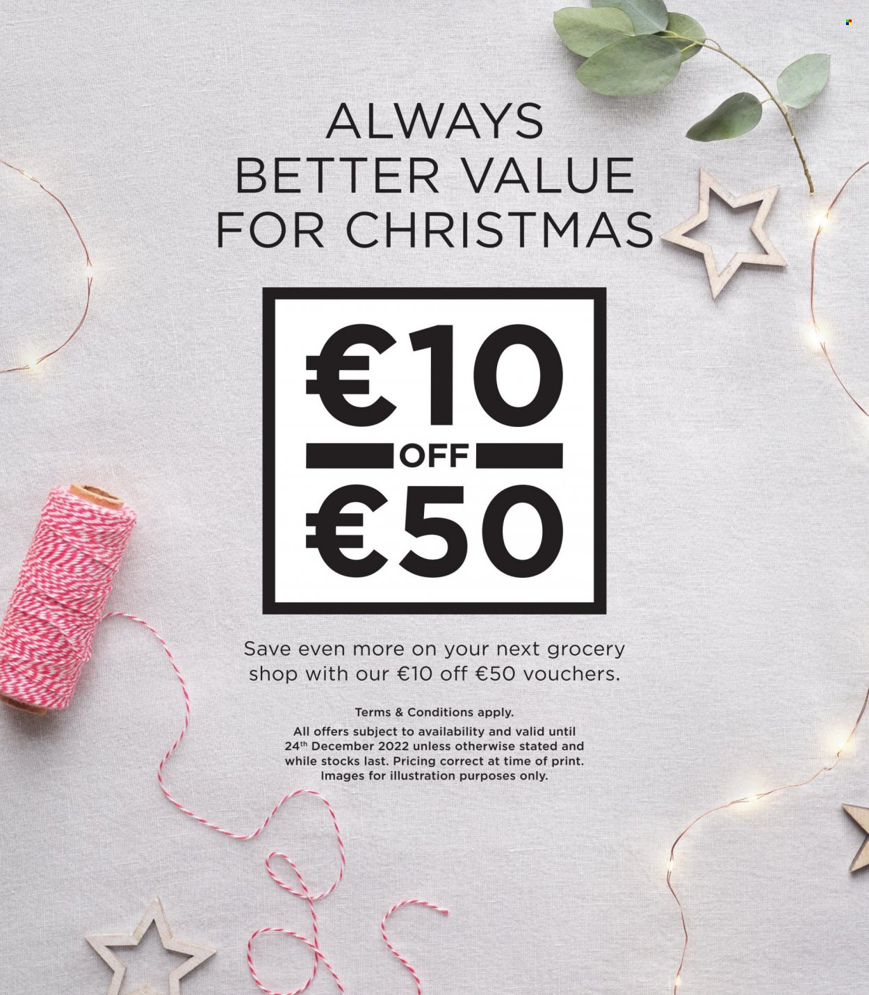 Dunnes Stores offer - 9.11.2022 - 24.12.2022.