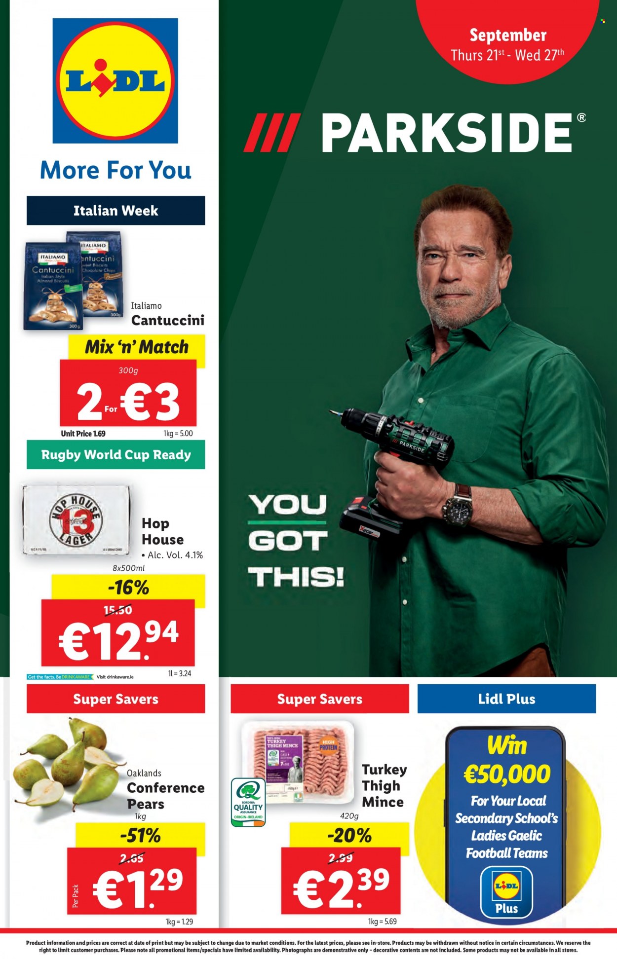 Lidl offer  - 21.9.2023 - 27.9.2023. Page 1.