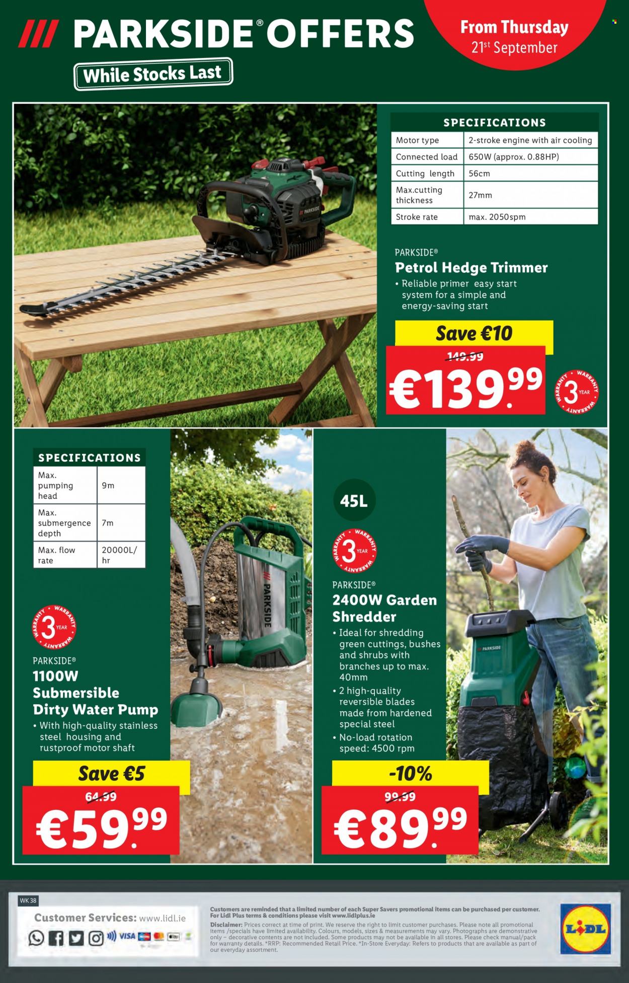 Lidl offer  - 21.9.2023 - 27.9.2023. Page 34.