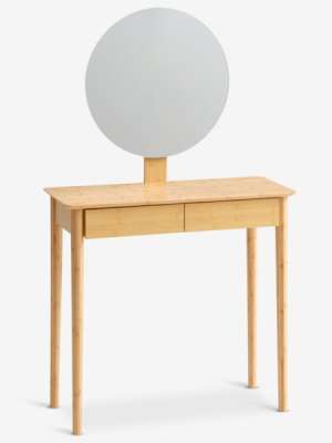 Dressing table SAKSILD w/mirror bamboo