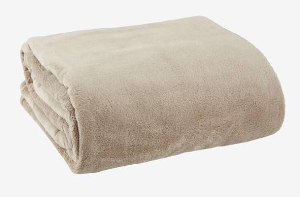 Fleece throw DRAGEHODE 140x200 taupe