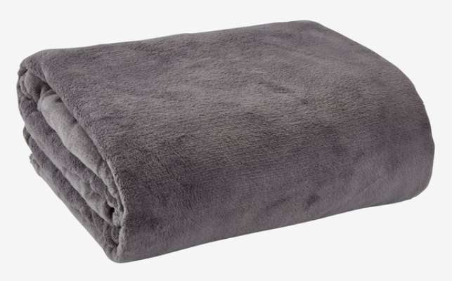 Fleece throw DRAGEHODE 140x200 grey