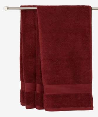 Bath towel KARLSTAD 70x140 burgundy