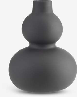 Vase ROBERT D11xH15cm black