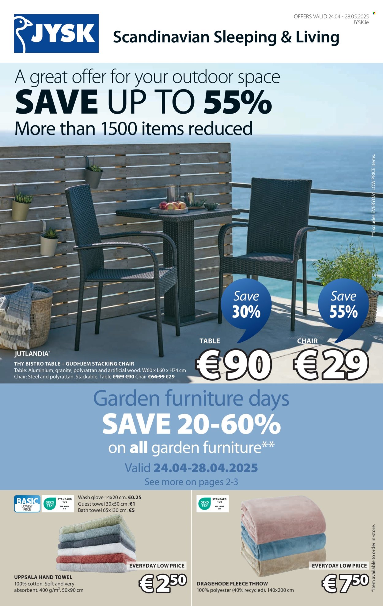 JYSK offer - 24.4.2025 - 28.5.2025.