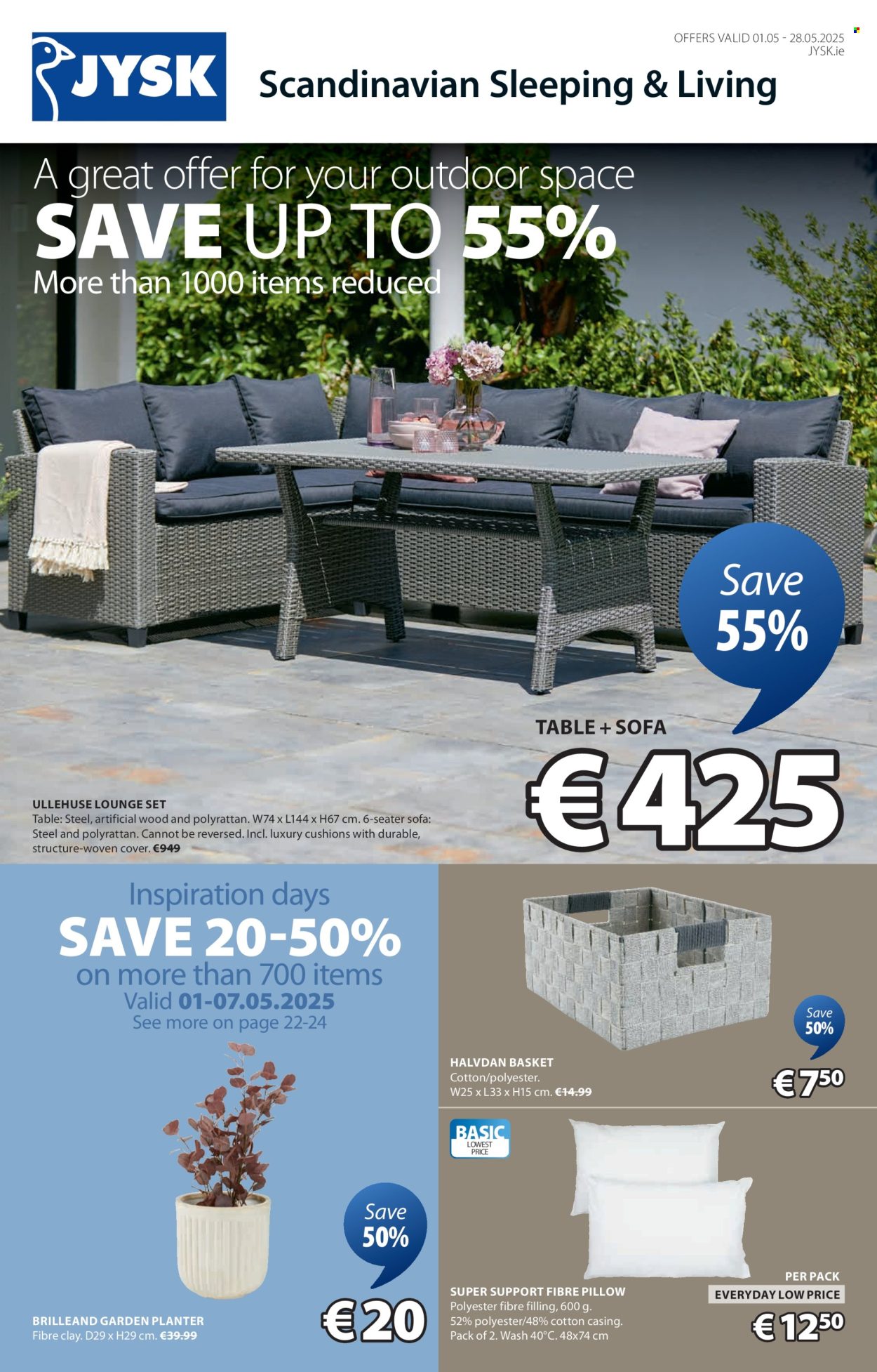 JYSK offer - 1.5.2025 - 28.5.2025.