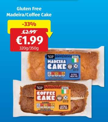 Gluten Free Madeira/Coffee Cake