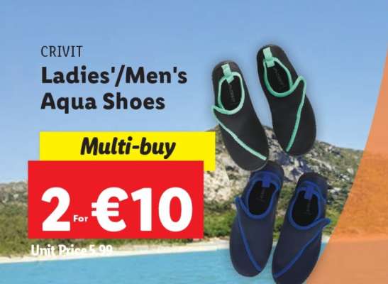 CRIVIT Ladies'/Men's Aqua Shoes