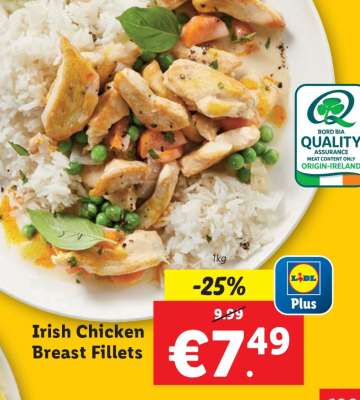 Irish Chicken Breast Fillets