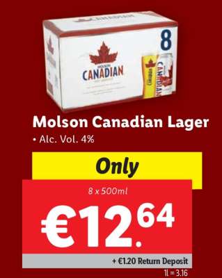 Molson Canadian Lager
