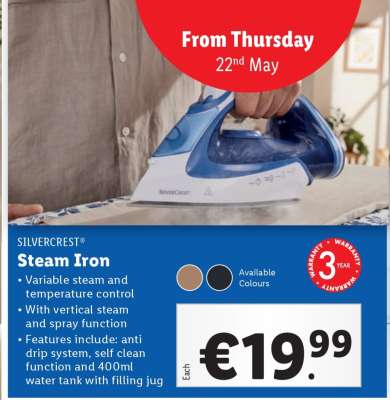 Silvercrest Steam Iron