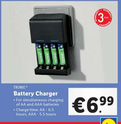 TRONIC Battery Charger