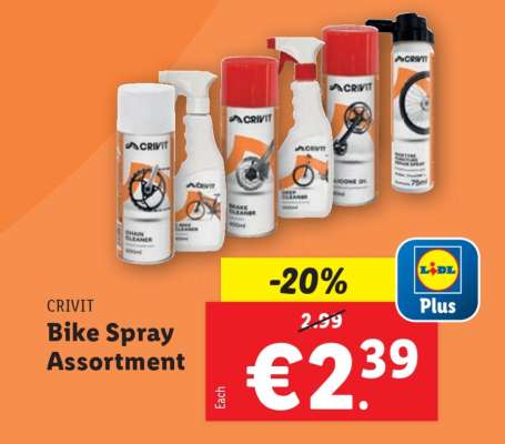 CRIVIT Bike Spray Assortment