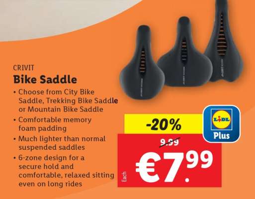 CRIVIT Bike Saddle