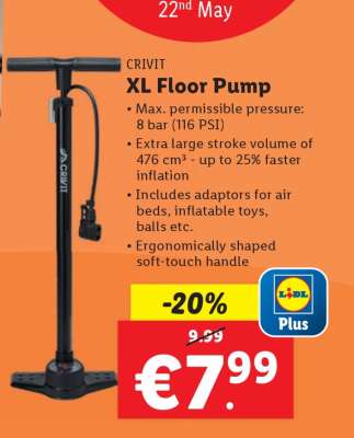 CRIVIT XL Floor Pump