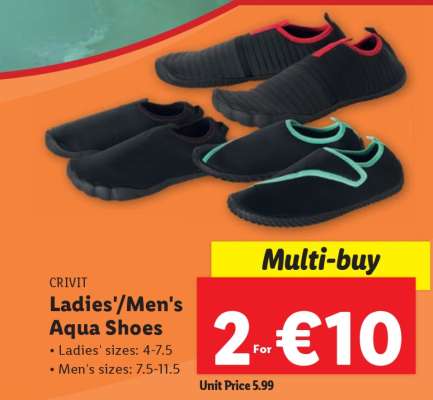 Ladies'/Men's Aqua Shoes