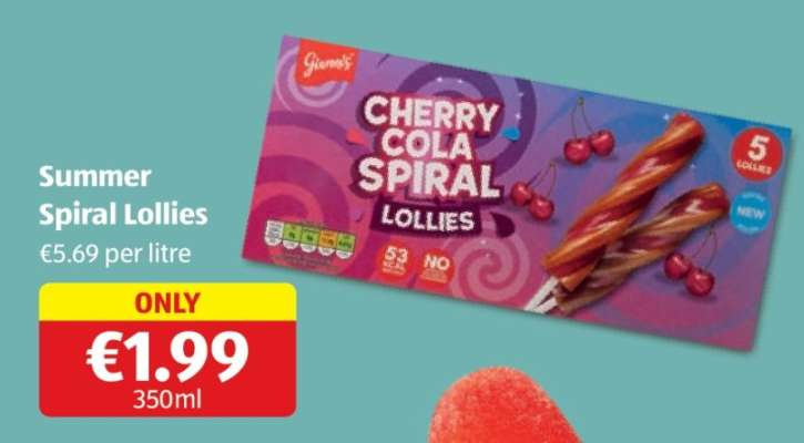 Summer Spiral Lollies