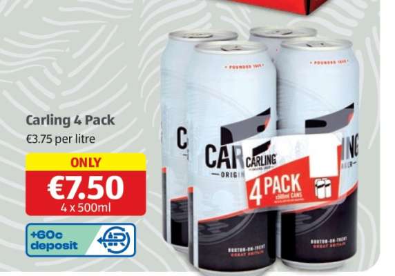 Carling 4 Pack
