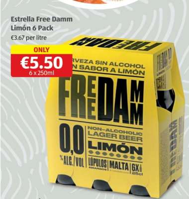 Estrella Free Damm Limón 6 Pack