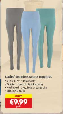 Ladies’ Seamless Sports Leggings