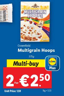 Crownfield Multigrain Hoops