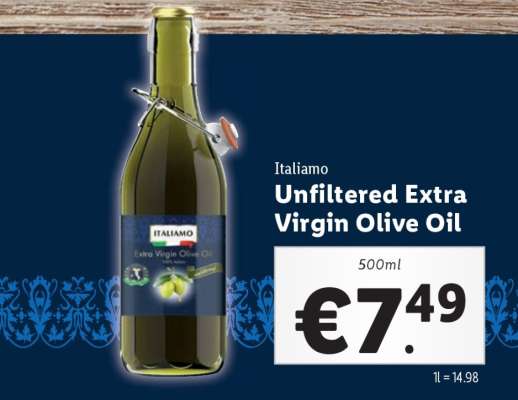 Italiamo Unfiltered Extra Virgin Olive Oil
