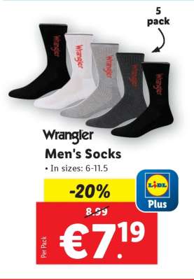 Wrangler Men's Socks
