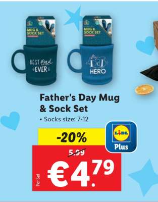 Father's Day Mug & Sock Set