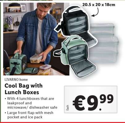 Cool Bag with Lunch Boxes