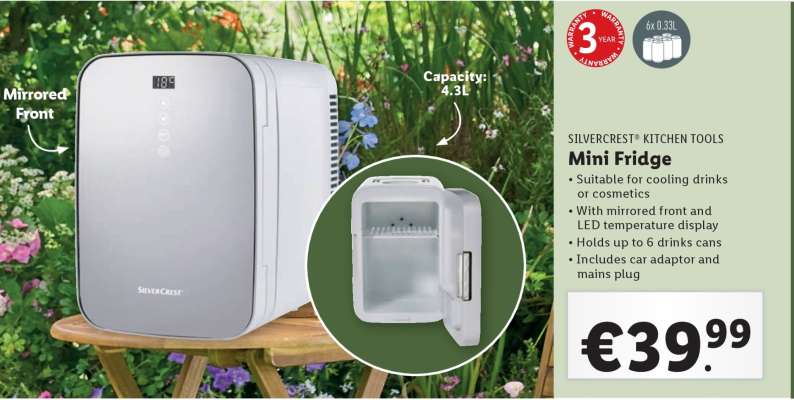 SilverCrest Kitchen Tools Mini Fridge