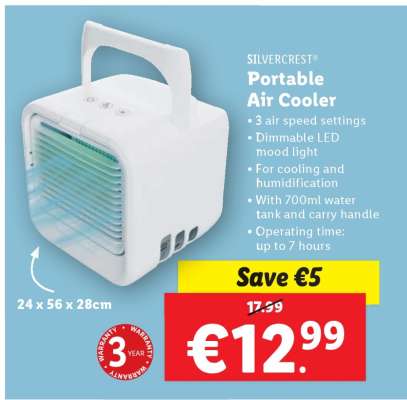 SILVERCREST Portable Air Cooler