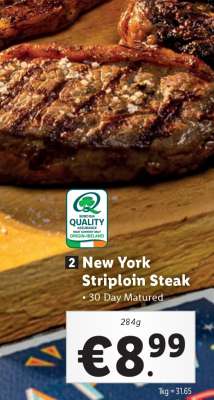 New York Striploin Steak