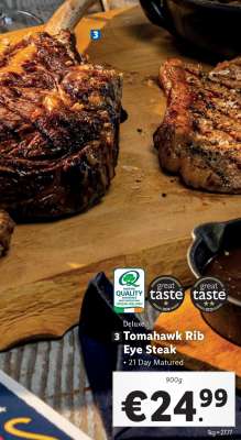 Tomahawk Rib Eye Steak