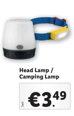 Head Lamp / Camping Lamp
