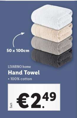 LIVARNO home Hand Towel
