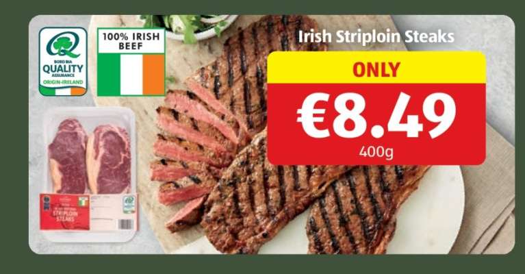 Irish Striploin Steaks