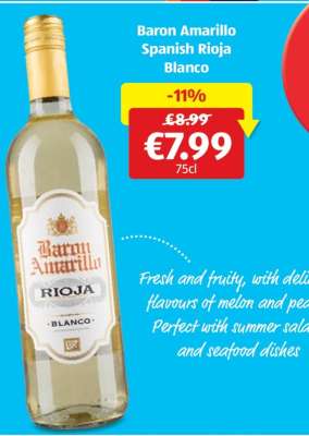 Baron Amarillo Spanish Rioja Blanco