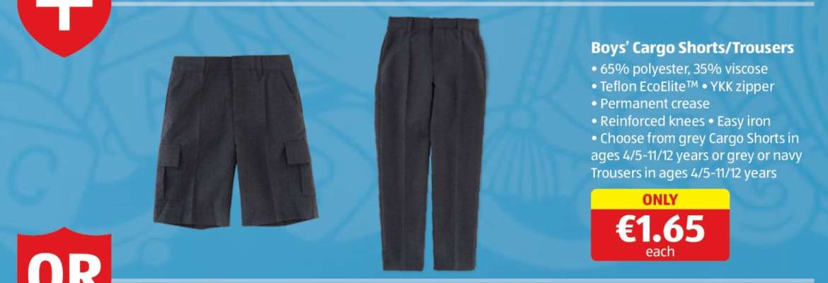Boys' Cargo Shorts/Trousers