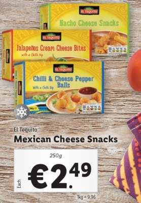 El Tequito Mexican Cheese Snacks