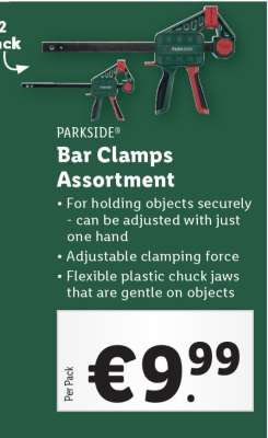 PARKSIDE Bar Clamps Assortment
