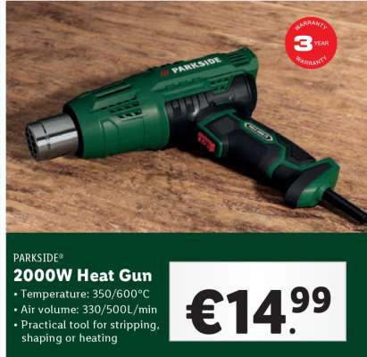 PARKSIDE 2000W Heat Gun